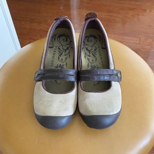 Merrell Mary Jane Style Suede Shoes